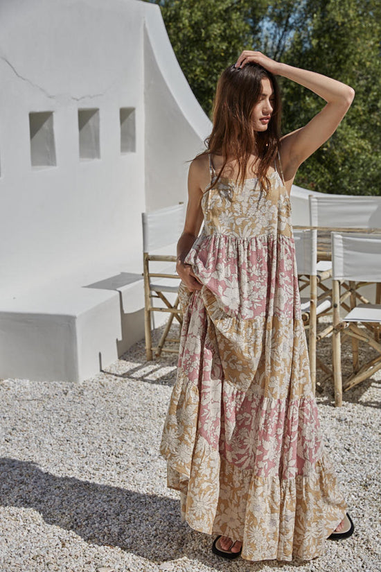 Golden Hour Floral Maxi Dress