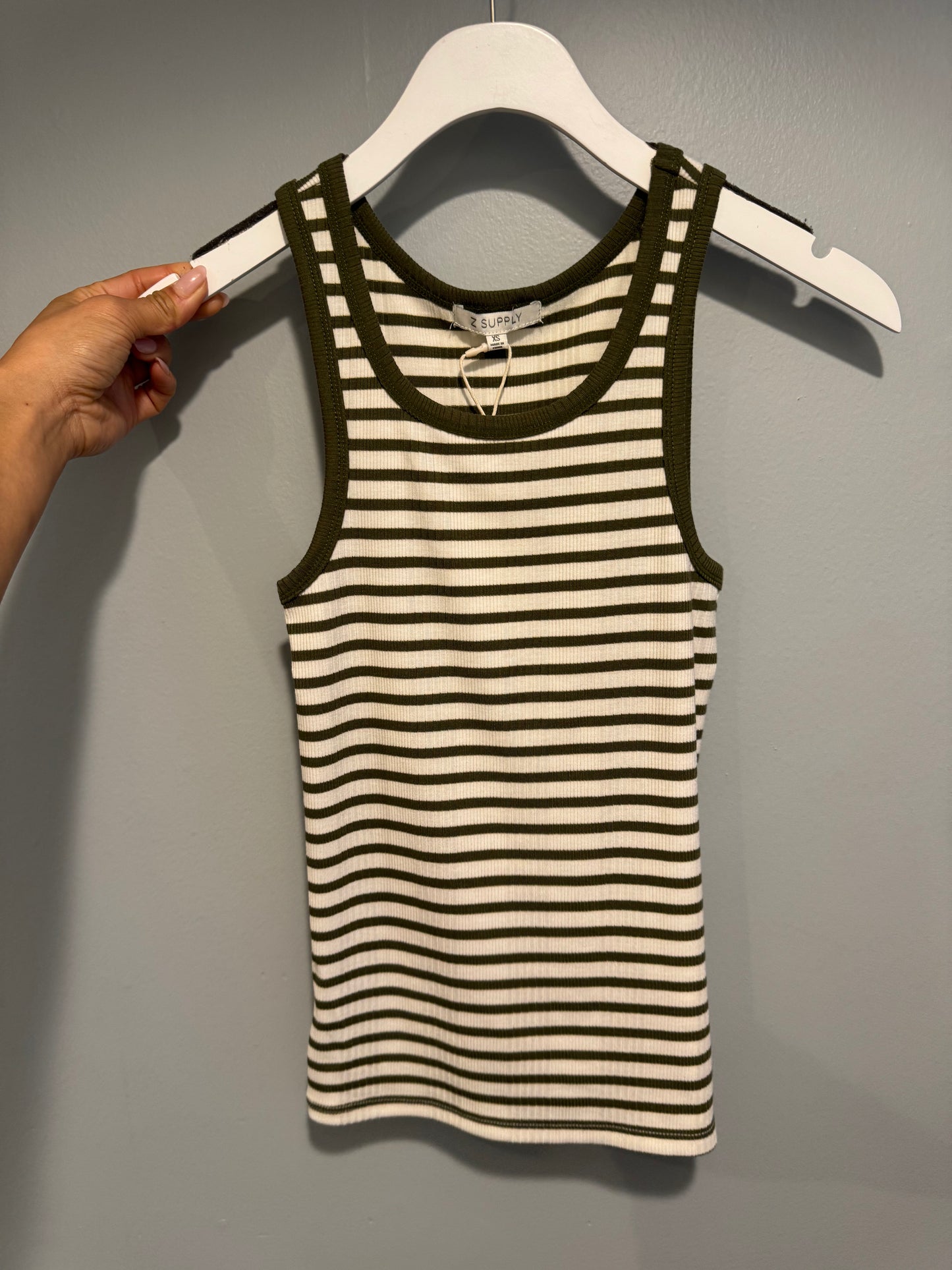 Classic Striped Scoop Tank