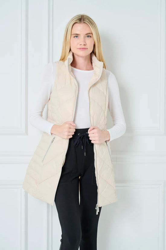 Chevron Quilted Vest