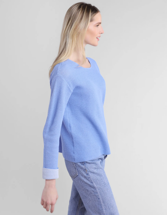 Plaited Reversible Pullover