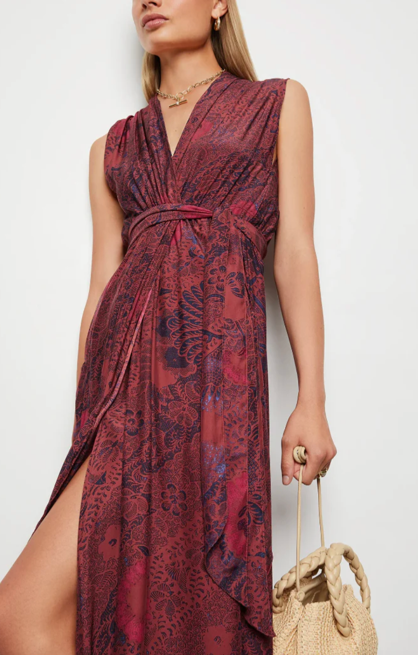 Nico Sleeveless Maxi w/ Sash