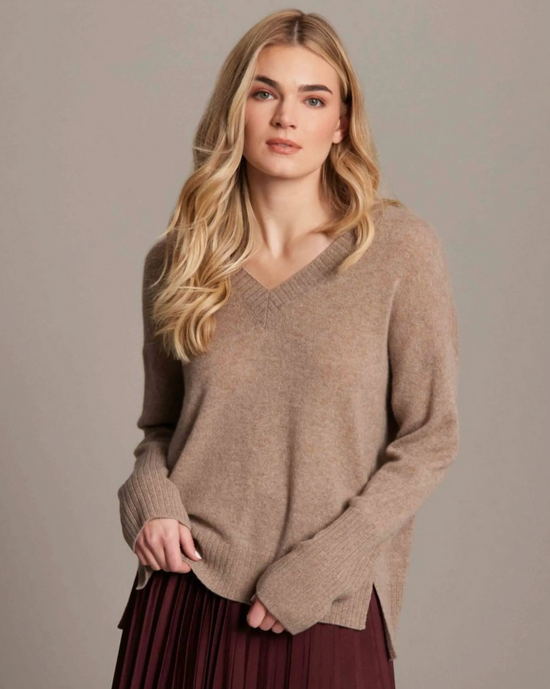 Devin Hi-Low V Neck