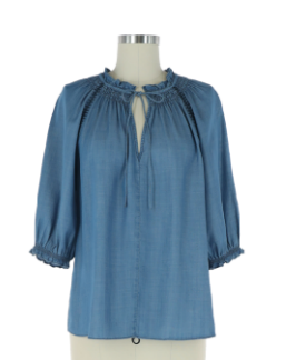 Chambray All Day Blouse