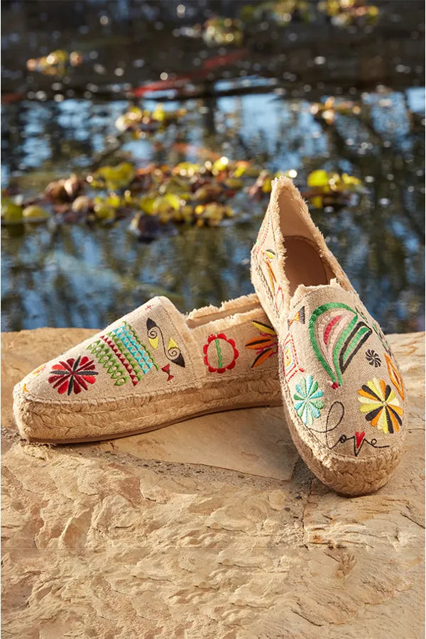 Parker Embroidered Espadrille