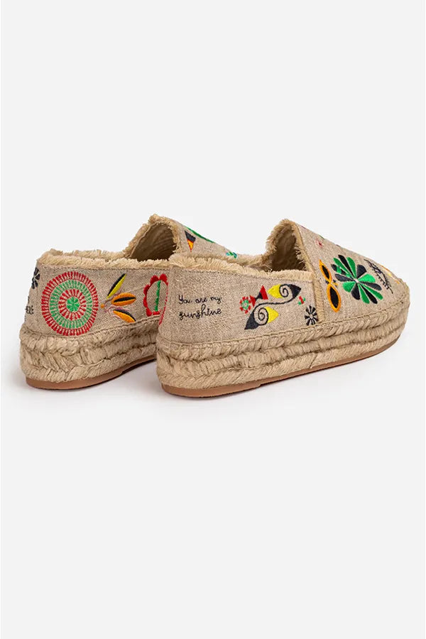 Parker Embroidered Espadrille