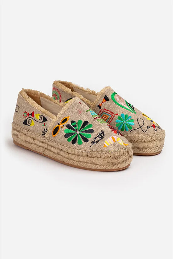 Parker Embroidered Espadrille