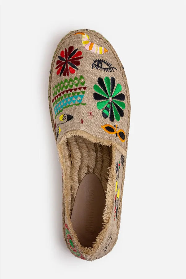 Parker Embroidered Espadrille