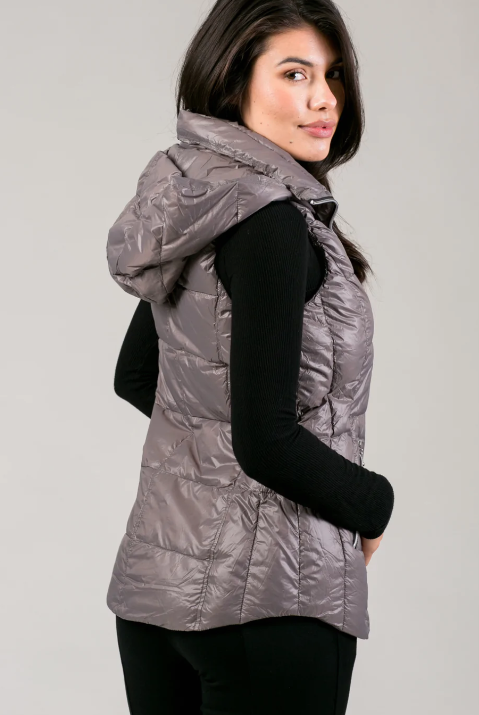 Short Hooded Vest