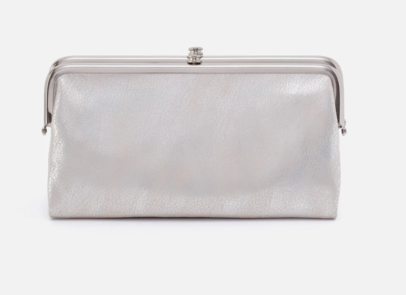 Lauren Clutch Wallet Metallic