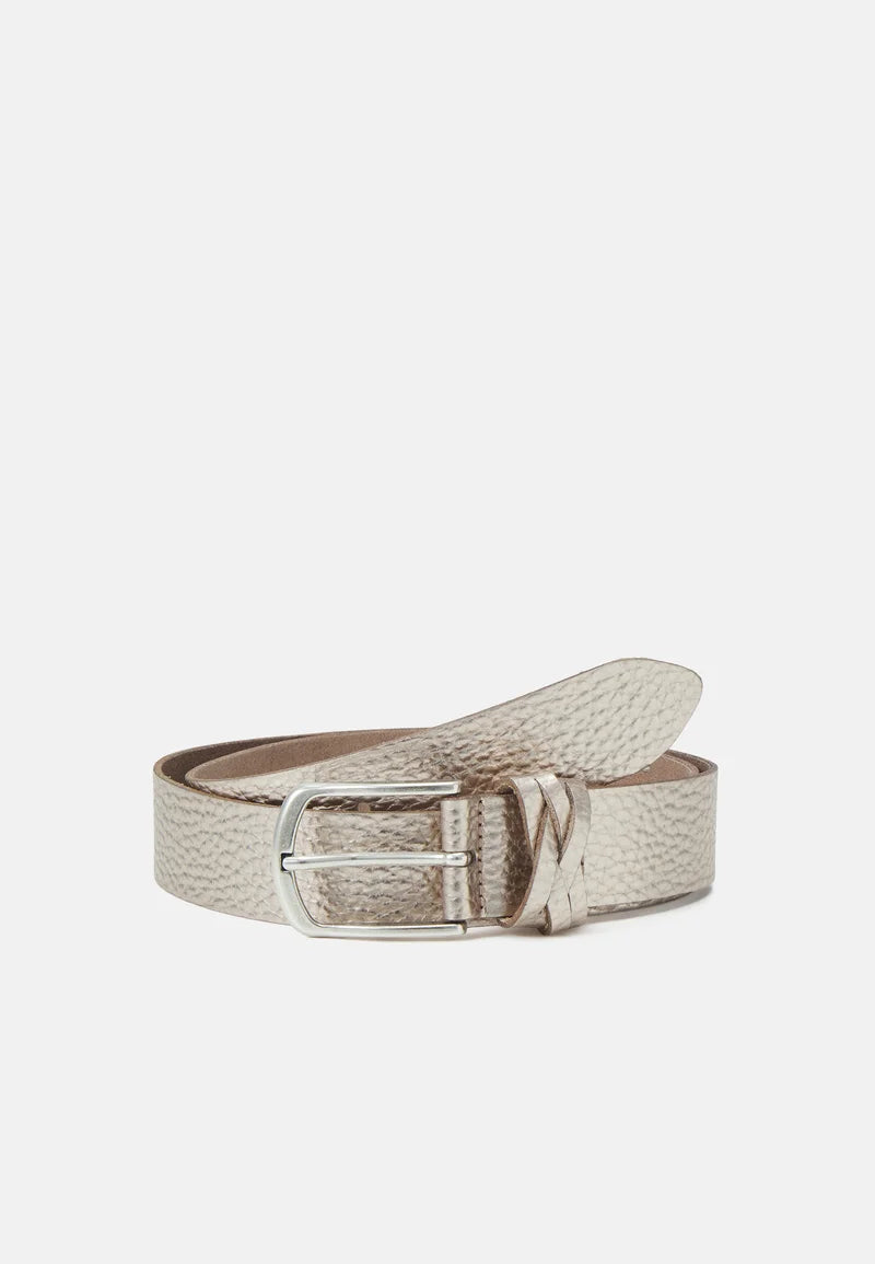 Leather Belt w/ Braided Detail