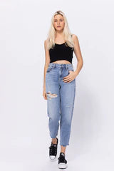 Zoey Mom Fit Jean